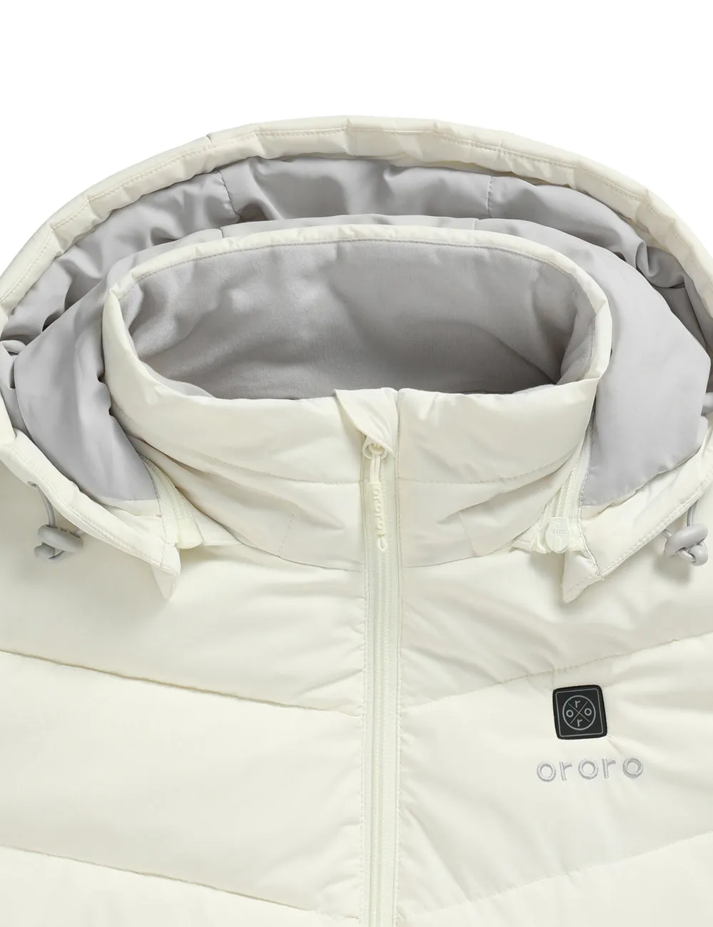 (Open-box) Women's Heated Puffer Parka Jacket (Battery Set Not Included)