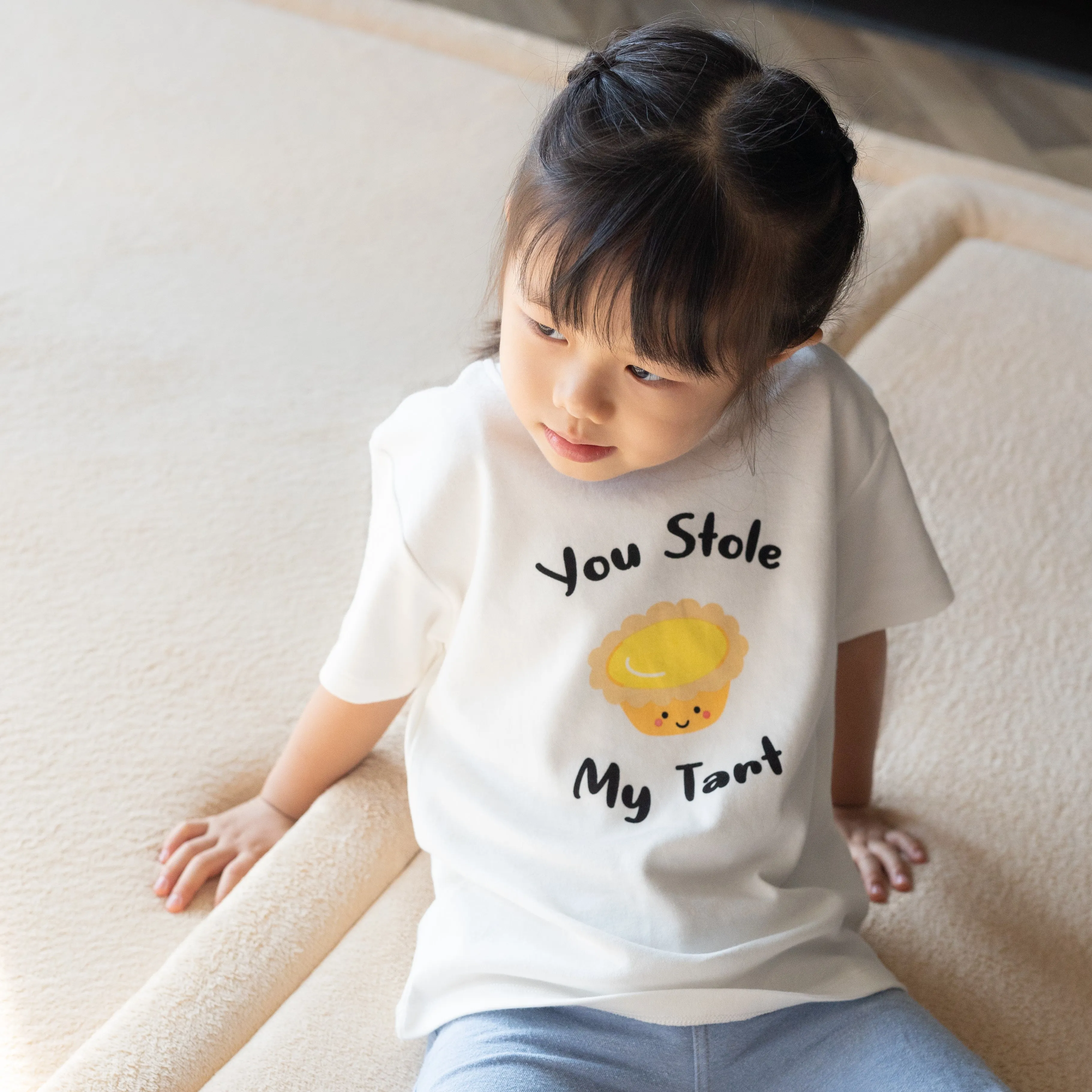 Organic Cotton Toddler Kid’s T-Shirt - Egg Tart