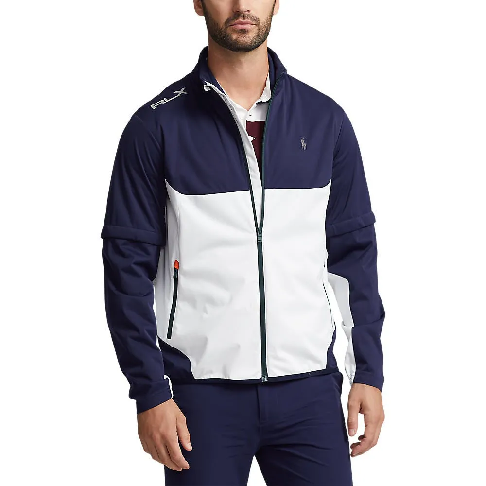 RLX Ralph Lauren Stratus 2.5L Windbreaker Jacket - French Navy/White