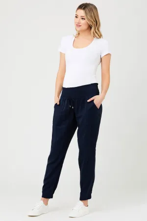 Sustainable Tencel Off Duty Pants Navy by Ripe