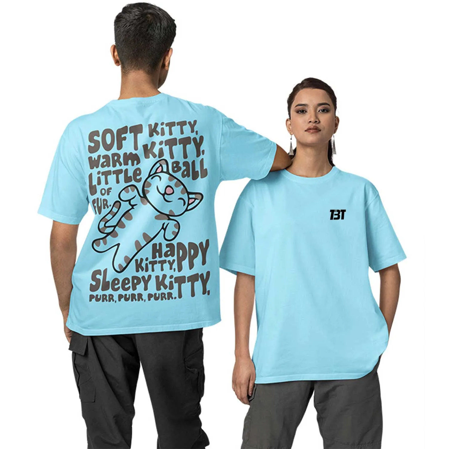 The Big Bang Theory Oversized T shirt - Soft Kitty