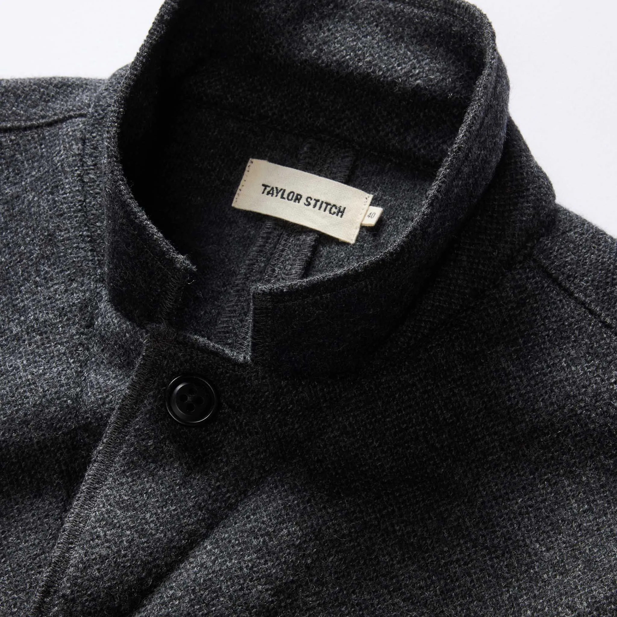 The Evans Blazer in Charcoal Birdseye Wool