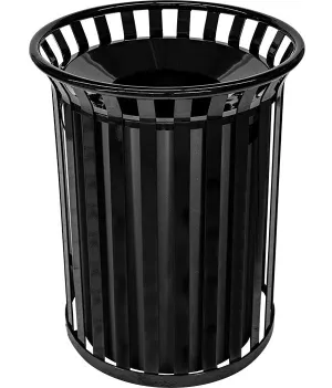 TRASHCAN/ OUTDOOR/ EX-CELL/ Streetscape Collection, 37 Gallon Outdoor Trash Receptacle