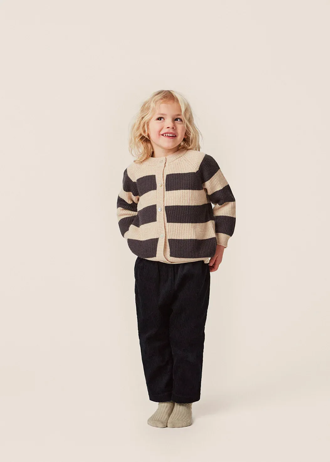 Vitum Knit Cardigan - Magnet Stripe