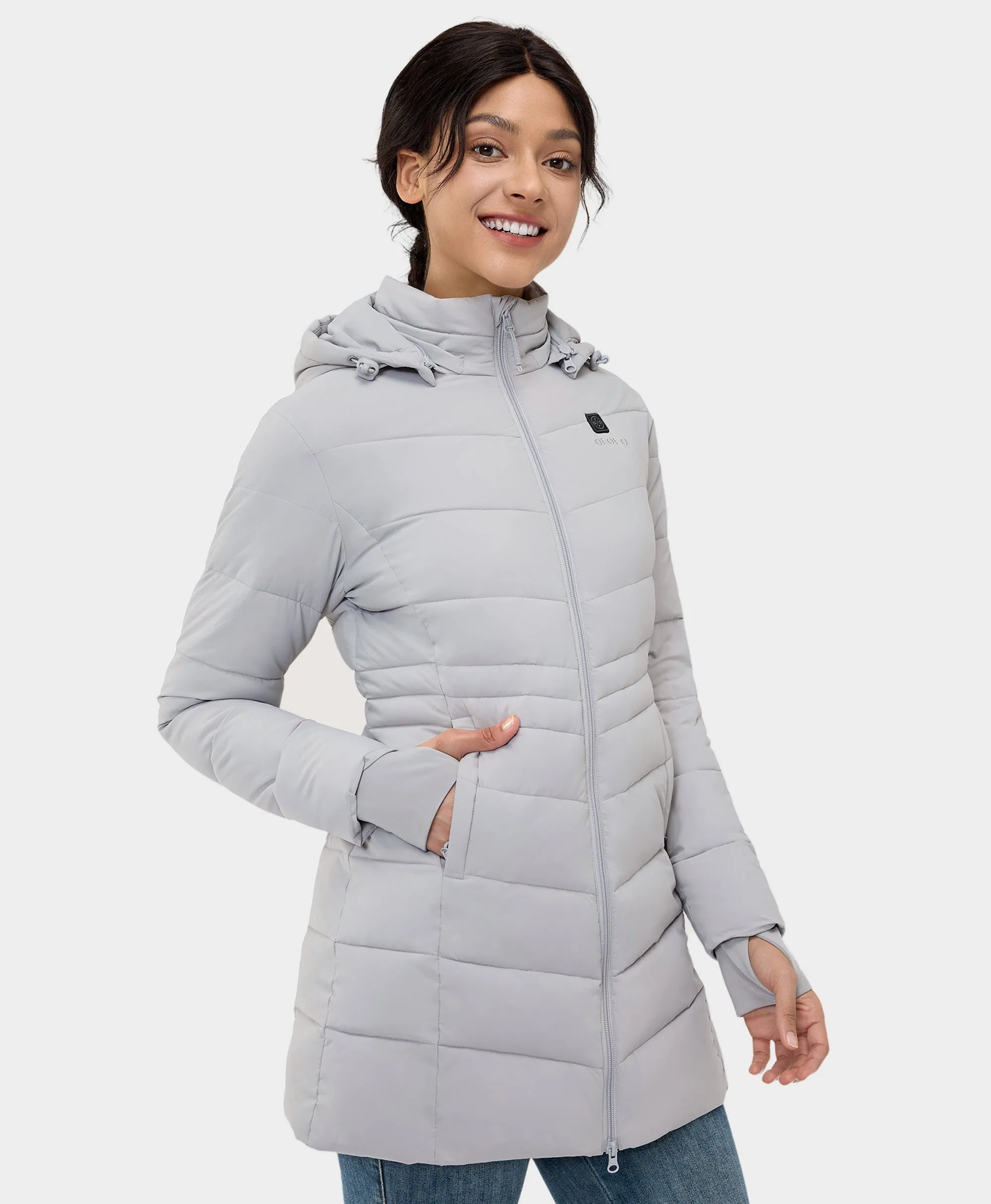 Women's Heated Puffer Parka Jacket (Apprel Only)