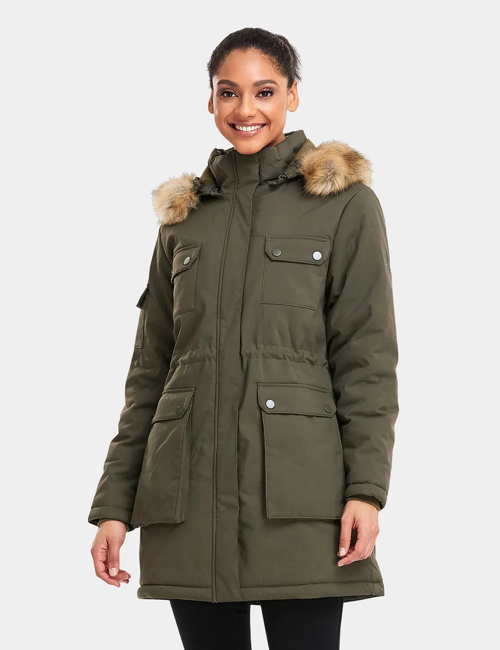 Women's Heated Thermolite® Parka (4 Heating Zones) (Apparel Only)