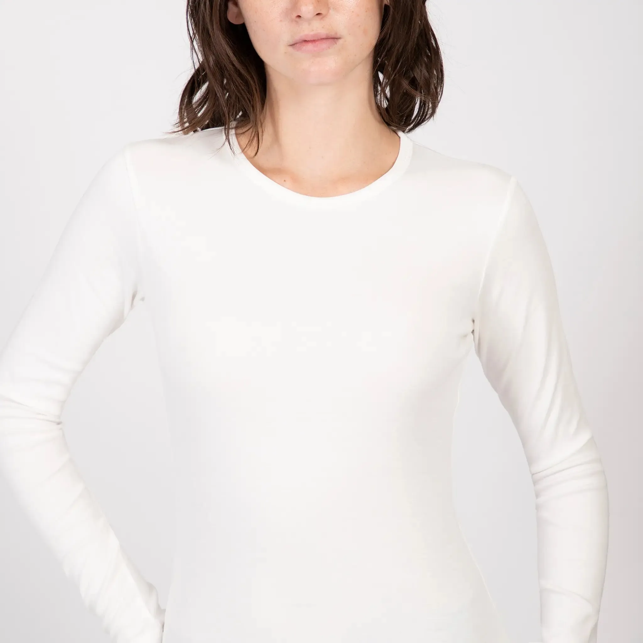 Women's Organic Pima Cotton Long Sleeve Shirt